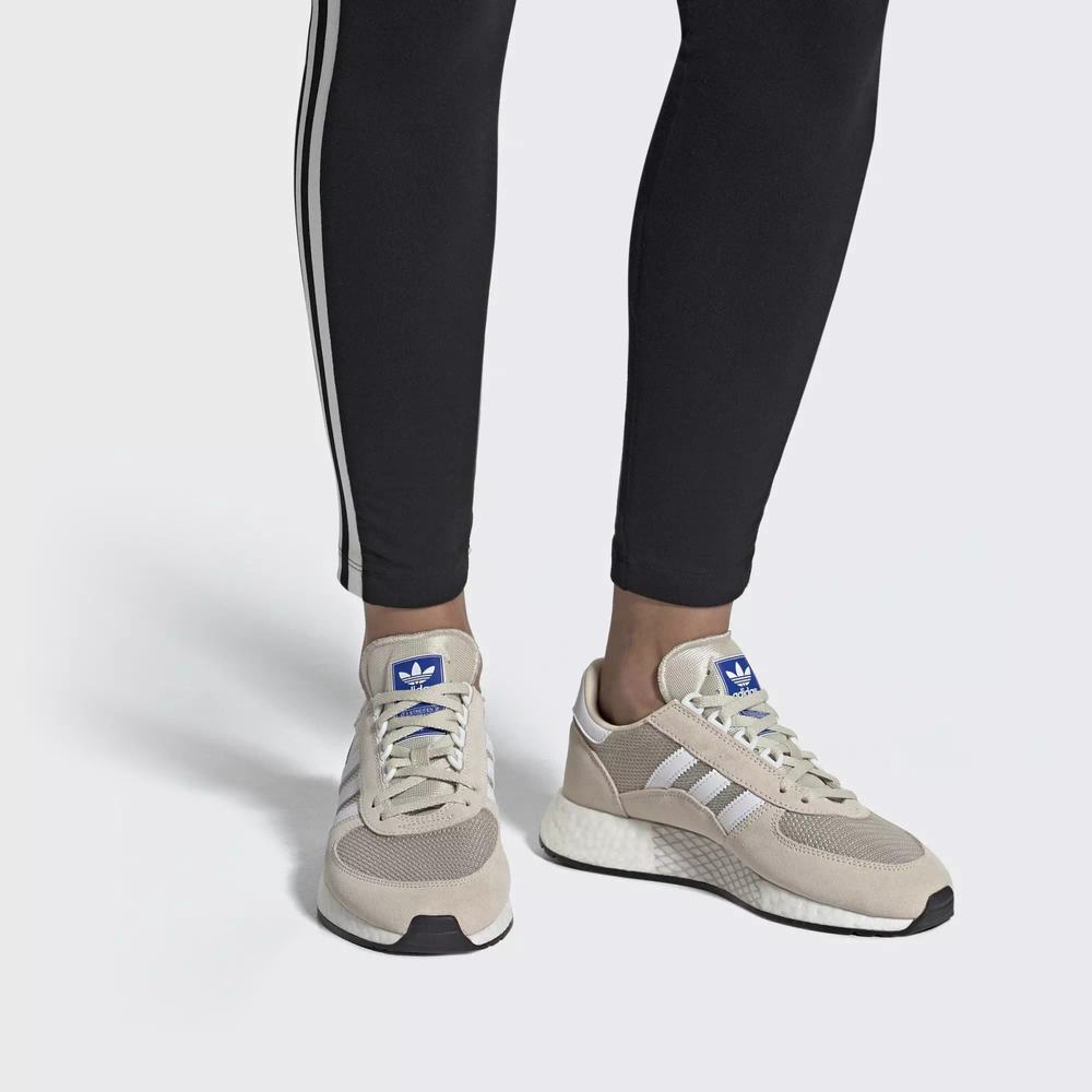 Adidas Marathon Tech Tenis Beige Para Mujer (MX-26051)
